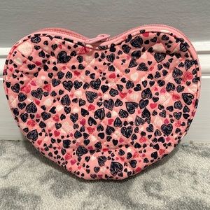 Heart shaped Vera Bradley makeup case